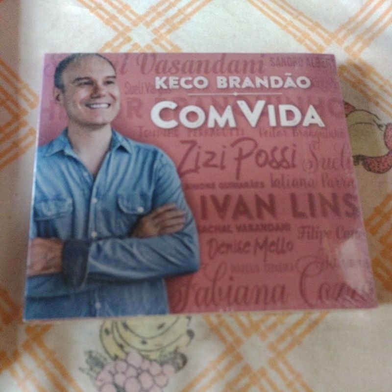 Keko Brandão -  Com Vida CD + DVD Box Lacrado MPB Part. Ivan Lins, Johnny Alf e Outros