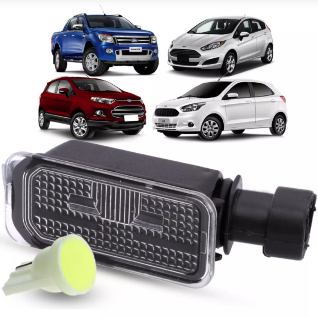 Lanterna Luz De Placa Ford Ka/ka+ 2014 2015 2016 2017 2018 2019 C/Lâmpada Led Envio já