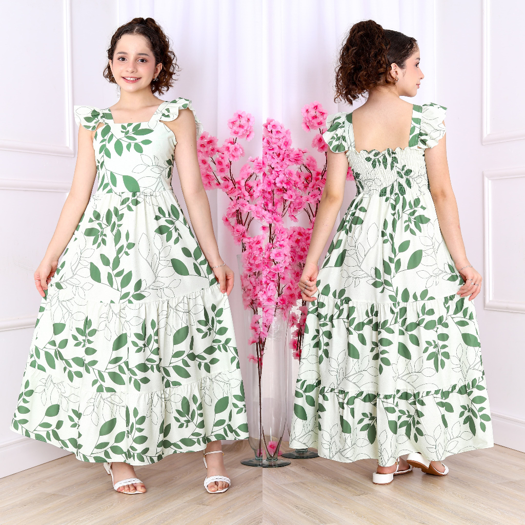 vestido longo tres marias regata/infantil/juveni/meninas em Oferta na Shopee