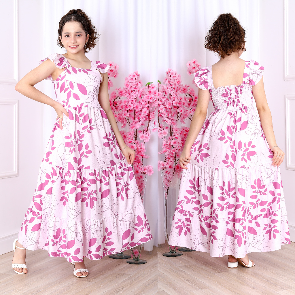 VESTIDO LONGO INFANTIL JUVENIL ESTAMPADA REGATA ALÇA Babadinho 3 marias 12 ao 16 em Oferta na Shopee