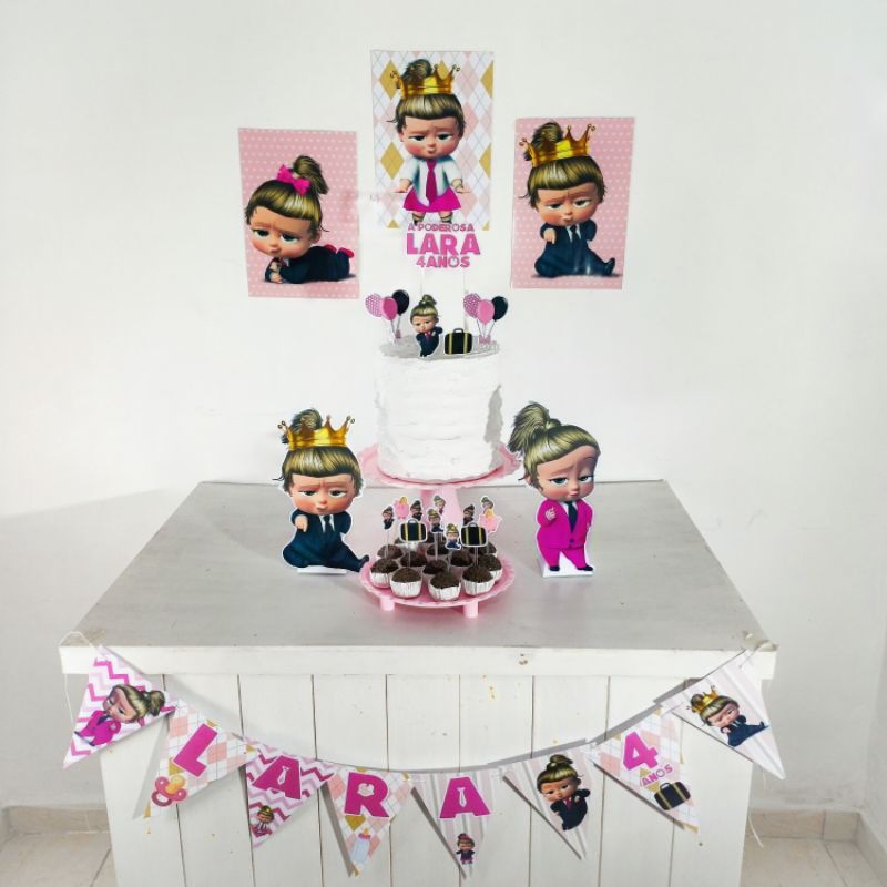 Kit Festa A Poderosa Chefinha Loira Personalizado Só Um Bolinho Festa em Casa Aniversário Infantil adulto Mesversário
