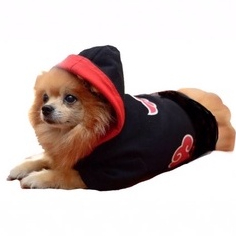 MOLETOM Com Capuz cachorro gato akatsuki naruto anime cosplay fantasia pet macho femea pug spitz alemao labrador