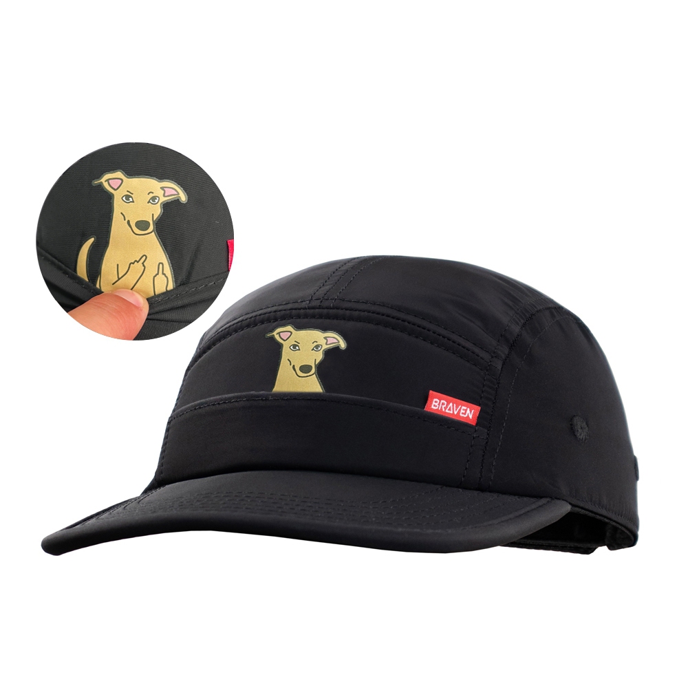 Boné 5 five panel - Dog Cachorro Caramelo Braven - Tecido importado - Repelente a Água - S...