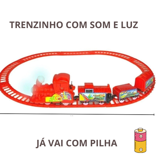 brinquedos de menino Trem Brinquedos para  menina Faz Barulho de trenzinho De Verdade com luz e som