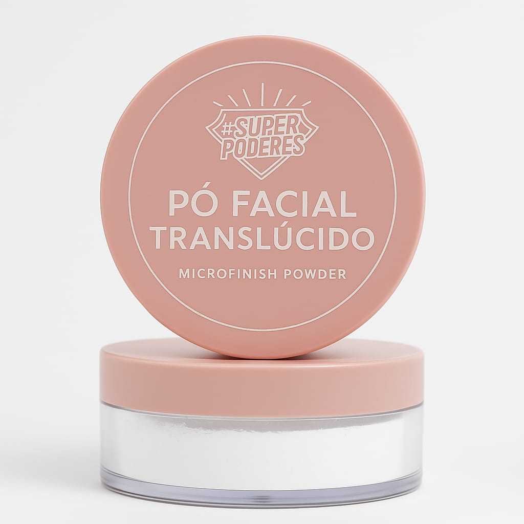 Pó Facial Translúcido Microfinish Powder Super Poderes