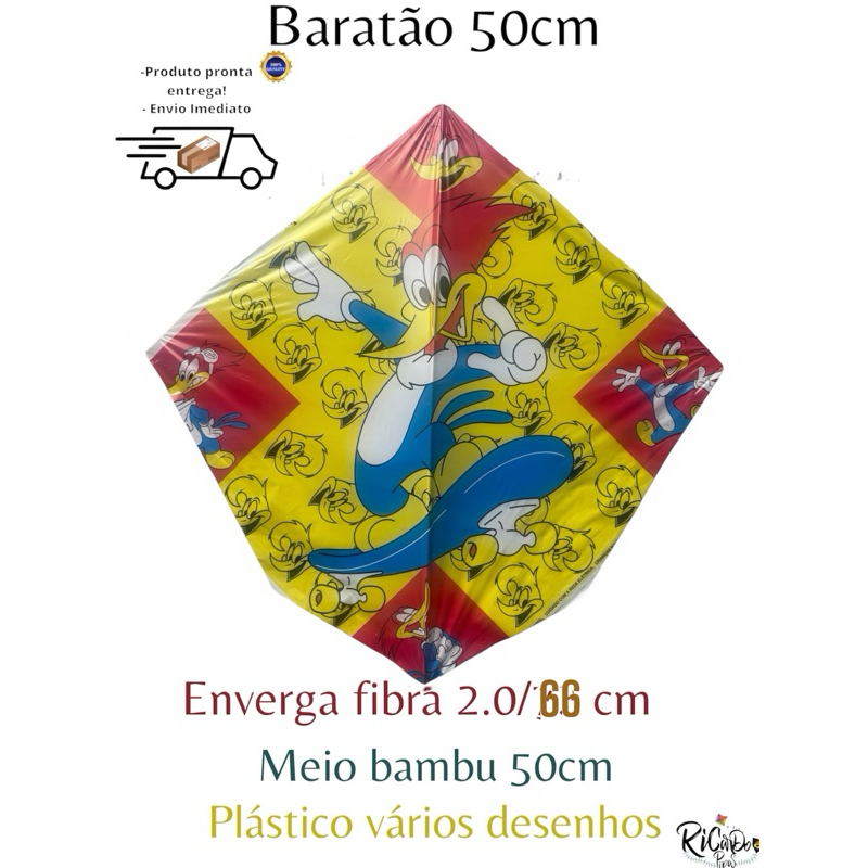 Raia baratão grande 50cm pacote 10
