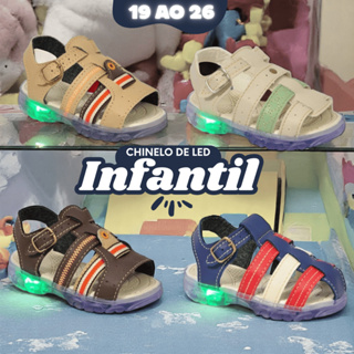 Sandália Bebe Papete Led 19/26 Confortável Envio Imediato em Oferta na Shopee
