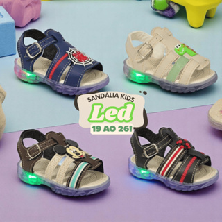 Sandalia Led Bebe Papete Infantil 19 ao 26 Varias Cores Macio em Oferta na Shopee