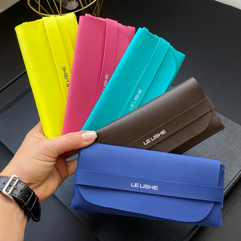 Le Lishe Estojo bolsinha case carteira bolsa capa porta óculos de sol