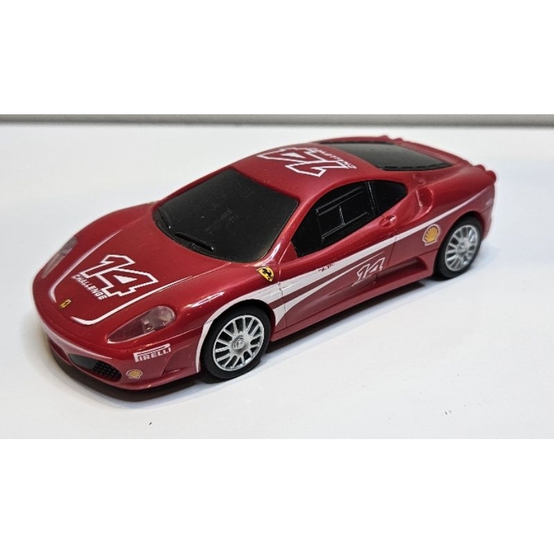 Carrinho Miniatura Ferrari F430 Challenge Shell 1:38