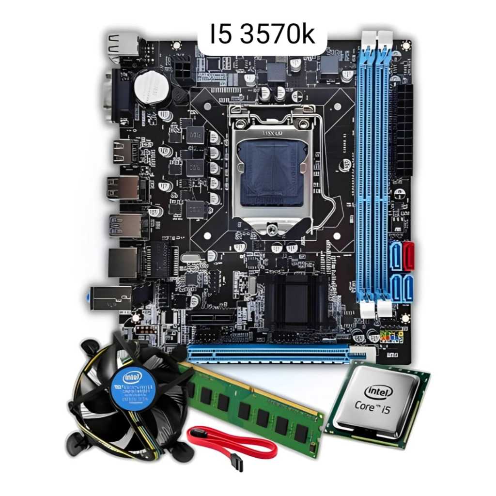 kit Upgrade Gamer Intel i5-3570 3.8ghz + Cooler + Placa Mãe B75 1155 Ram 16gb