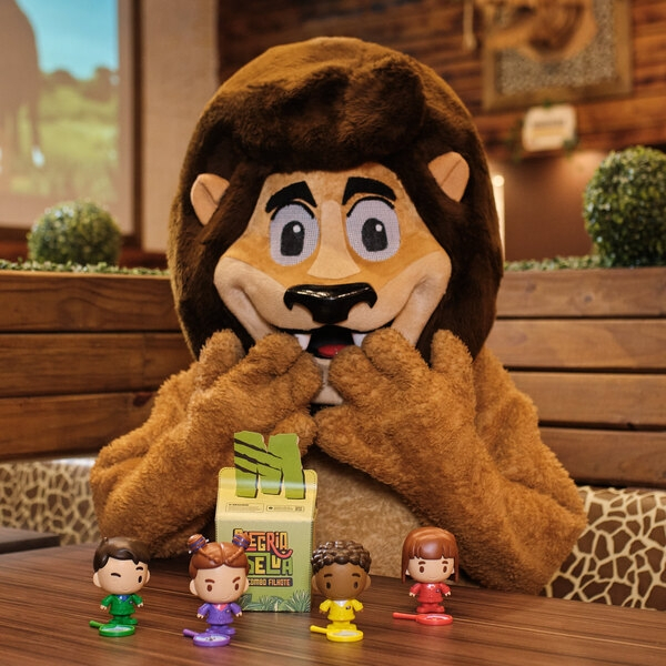 Personagens da serie Detetives do Prédio Azul - Mundo Animal , Habib's e Johnny Rockets