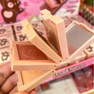 4 em 1  Lua & Neve - Blush Contorno Iluminador e Pó Compacto em Oferta na Shopee