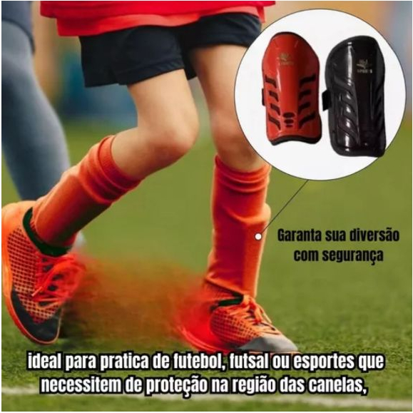 Caneleira Treinamento Profissional De Joelheiras De Futebol Protetores Adultos/Crianças Perna