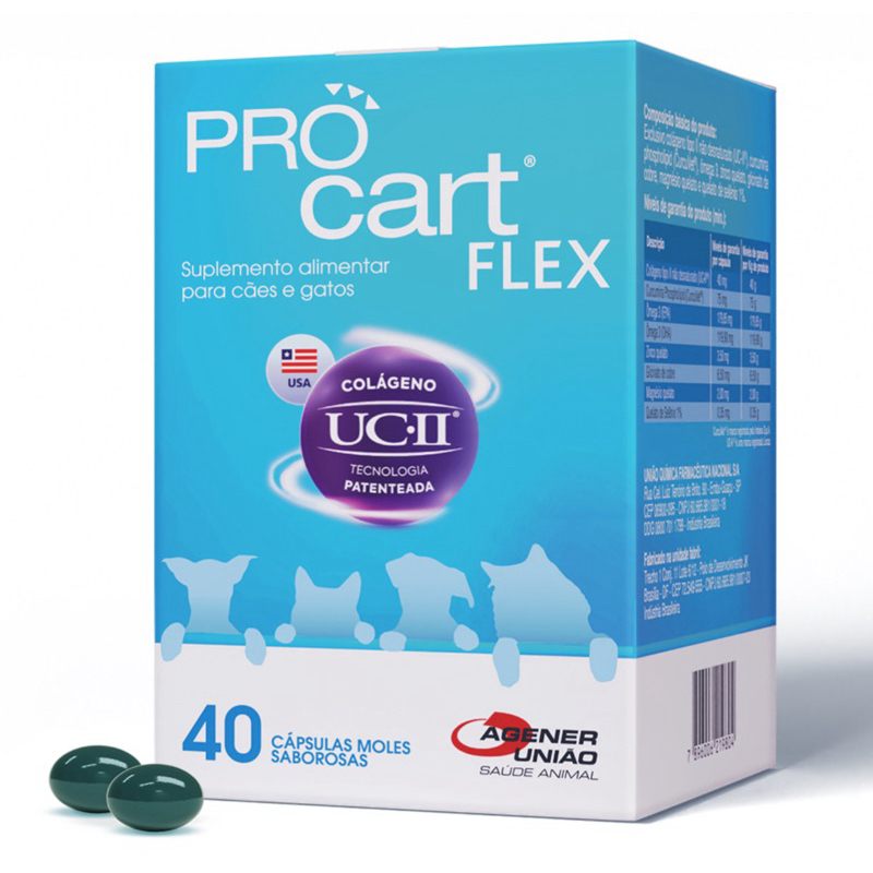 Suplemento Pro Cart Flex para Cães e Gatos