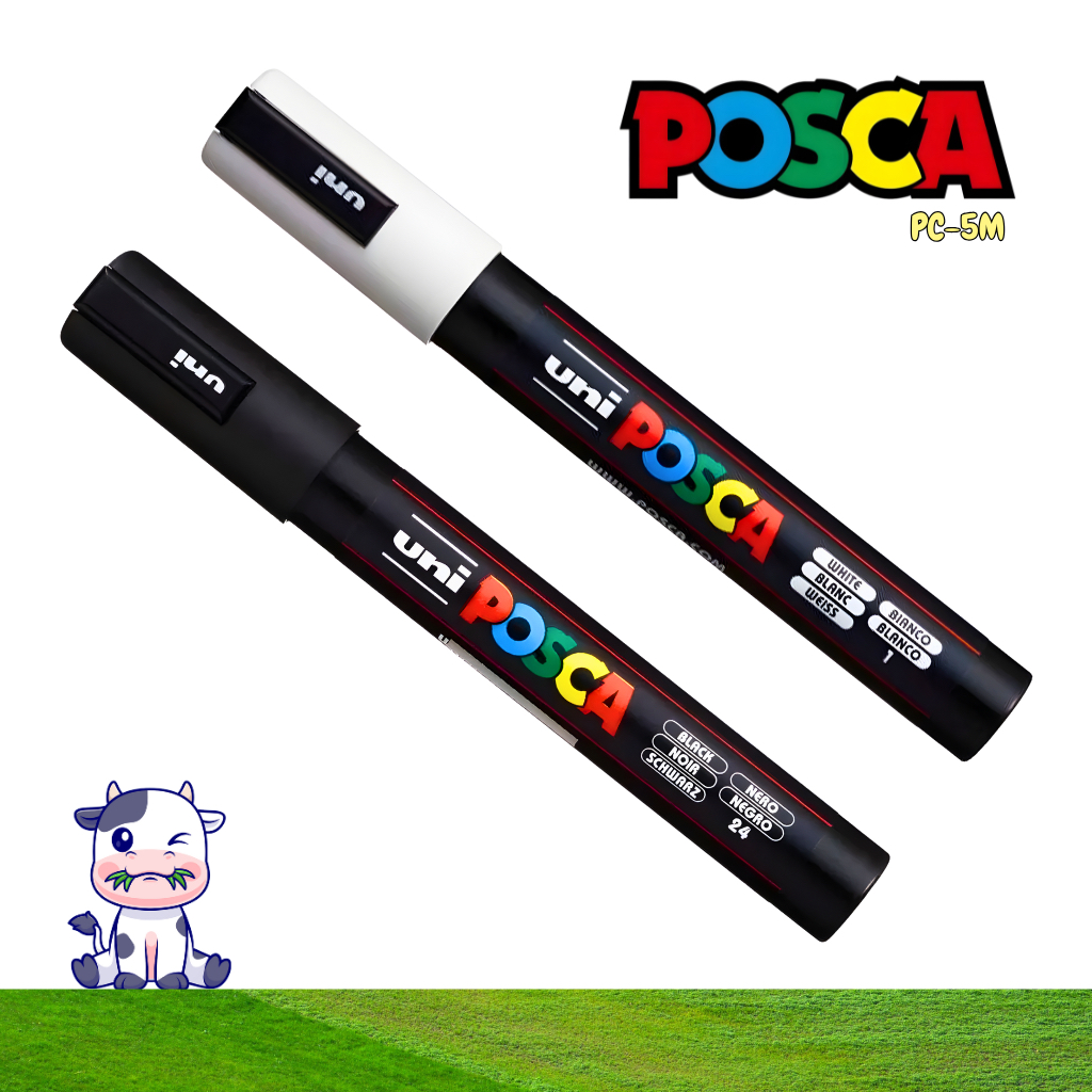 Caneta Posca 5M Marcador Ponta Redonda Média Traço 1.8 a 2.5mm Uni-Ball em Oferta na Shopee