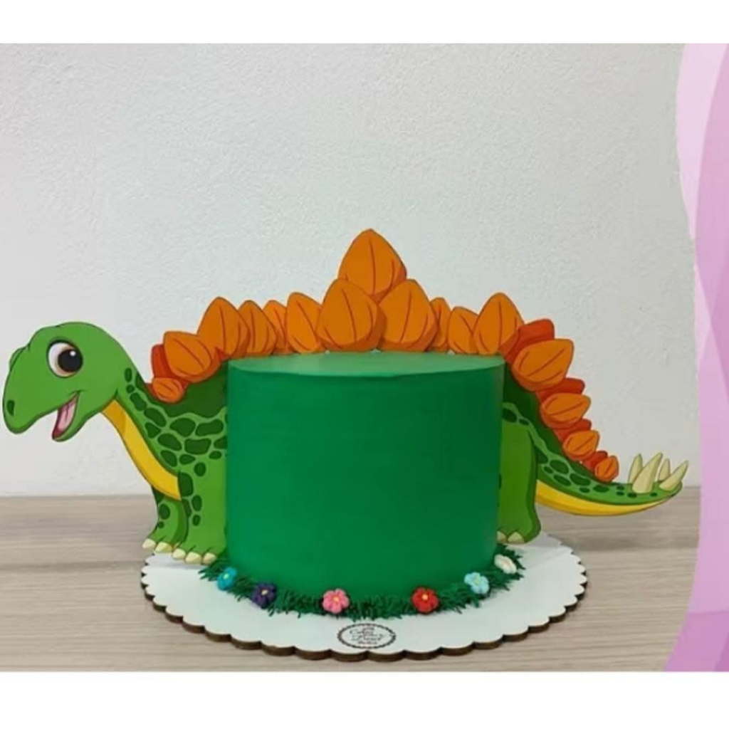 Topo de bolo - Dinossauro realista em Oferta na Shopee