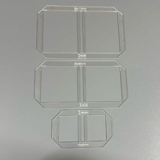 Kit 3 Gabaritos Post-it Bloquinho Horizontal Acrílico 3mm em Oferta na Shopee