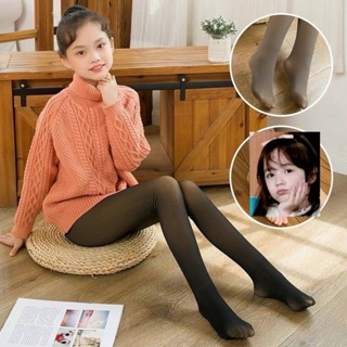 Meia Calça Térmica Forrada Peluciada Translúcida de Lã Infantil Super Elástica Slim P/M/G em Oferta na Shopee