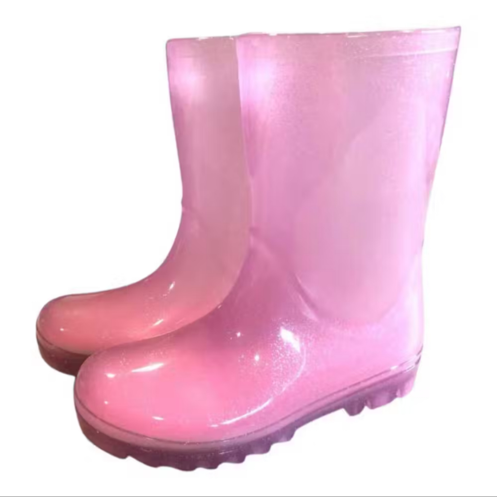 Galocha Bota Menino e Menina de Chuva Lisa Cano Alto 17CM Confortável Impermeável . em Oferta na Shopee