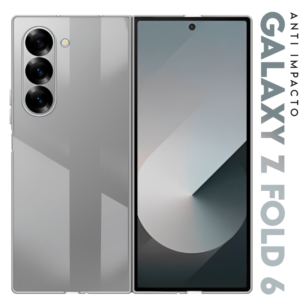 Case Capinha Case Anti Impacto Space Acrílico Transparente Protetora para Samsung Galaxy Z Fold 6 F956 tela 7.6 pol em Oferta na Shopee