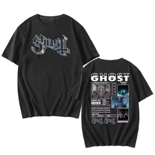 Camiseta Camisa Blusa Algodão Unissex Ghost Lançamento Banda Rock Metal Pesado Musica