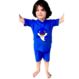 Conjunto Infantil Verão ou Pijama Infantil Menino Menina Baby Shark em Oferta na Shopee