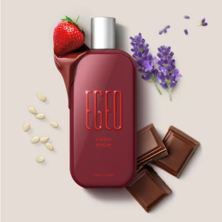 Perfume Egeo Choc High Desodorante Colônia 90ml O Boticario Original Perfume Feminino Egeo Original Perfume Choc High