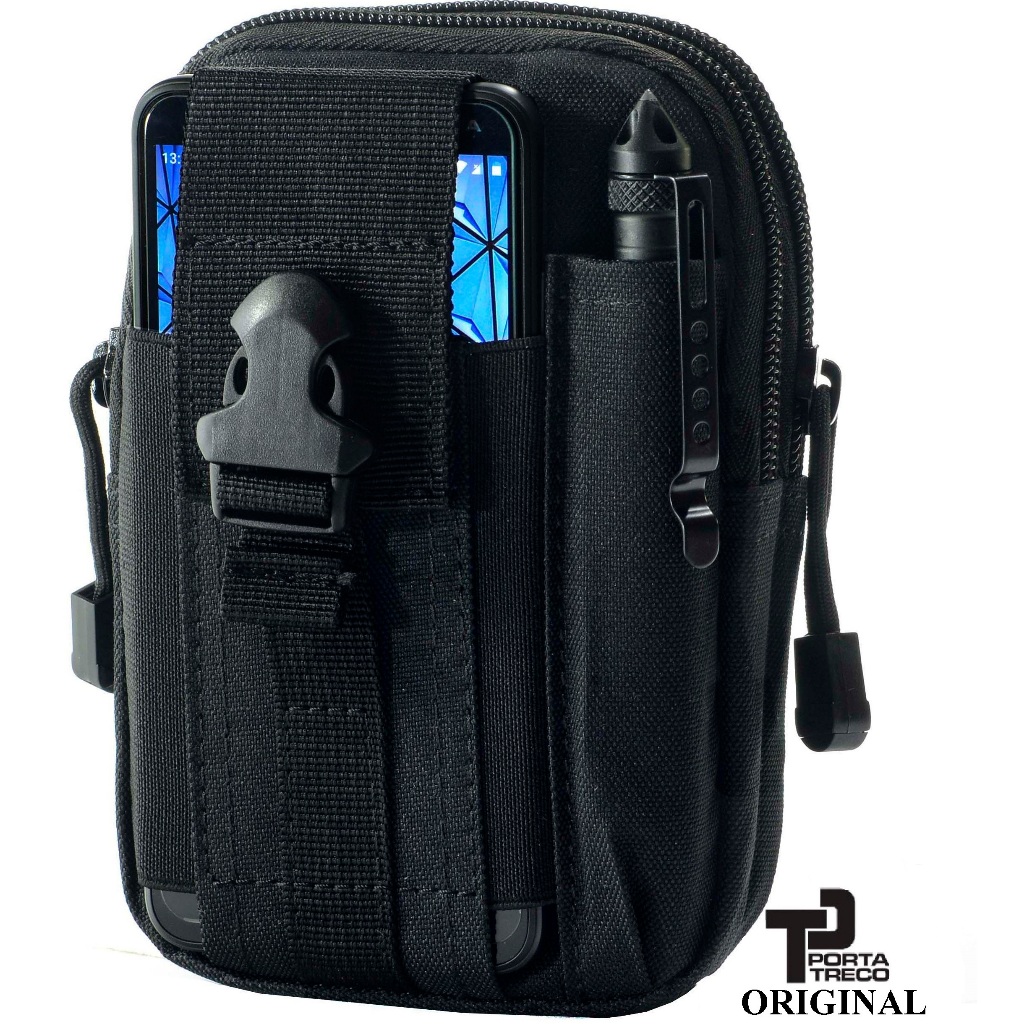 Pochete Bolsa Porta Treco Tático Militar Molle M1