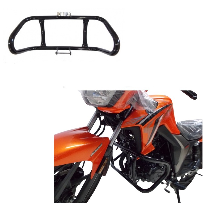 Protetor de Motor Dianteiro Preto Chapam - Haojue Dk 150