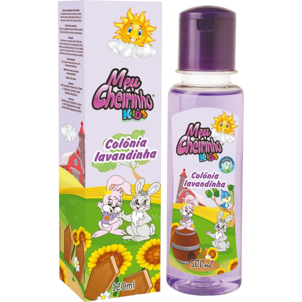Colónia Infantil 120ml Meu Cheirinho Kids Lavandinha Deo Perfume