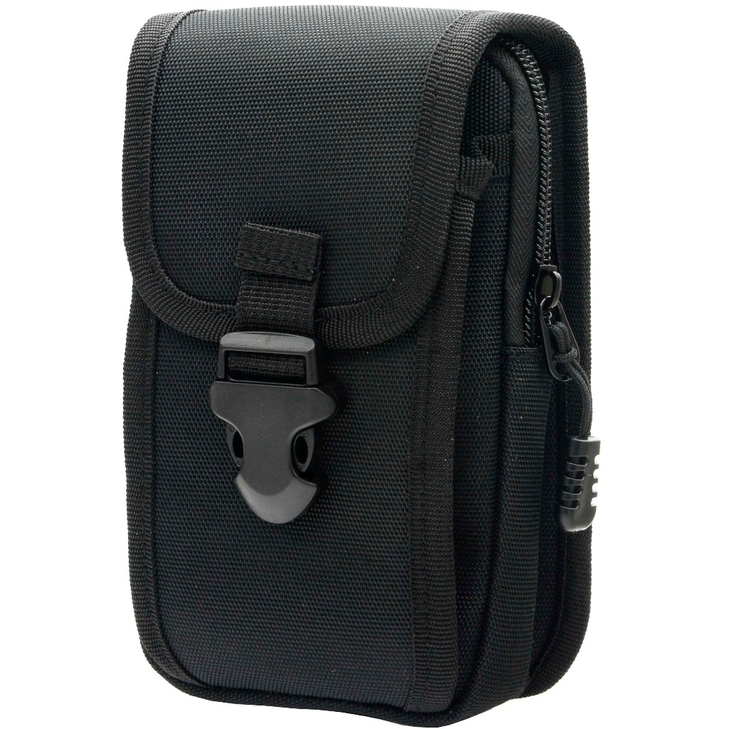 Porta Treco Celular Smartphone Duplo Pochete Bolsa Tático Militar Molle HBB-14