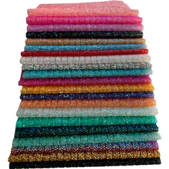 Micro Manta de Strass Termocolante 23x40cm – 22 Tiras de 1cm