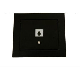 Visor de água para muro Preto Fosco em Oferta na Shopee