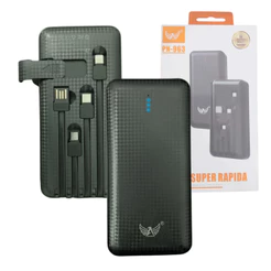 Carregador Portátil Original PowerBank 10000mAh-20000mAh Turbo 04 Saídas power bank Original- Anatel