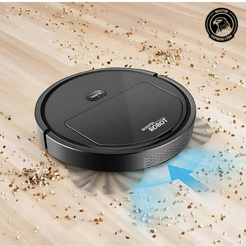 Robô Aspirador 4 em 1 – Recarregável, Sem Fio, Com Pulverização e Função MOP