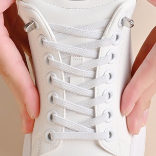 Cadarço elástico com ponteiras em metal não precisa amarrar em Oferta na Shopee