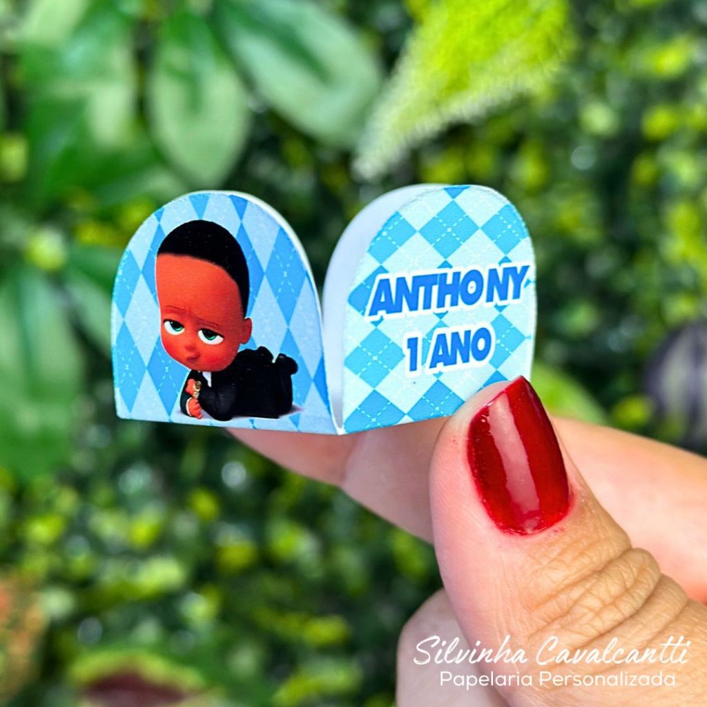 Forminhas Personalizadas de Brigadeiro 4 Pétalas -  Poderoso Chefinho Afro | Decoração de Festas de Aniversário