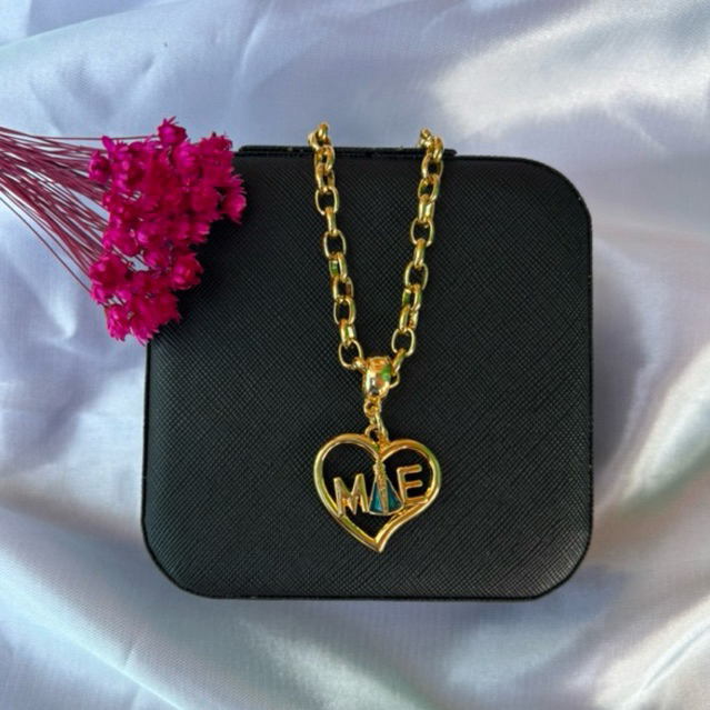 Colar Nossa Senhora Aparecida Mãe Folheado a Ouro Ótima opção de presente para o dia das mães