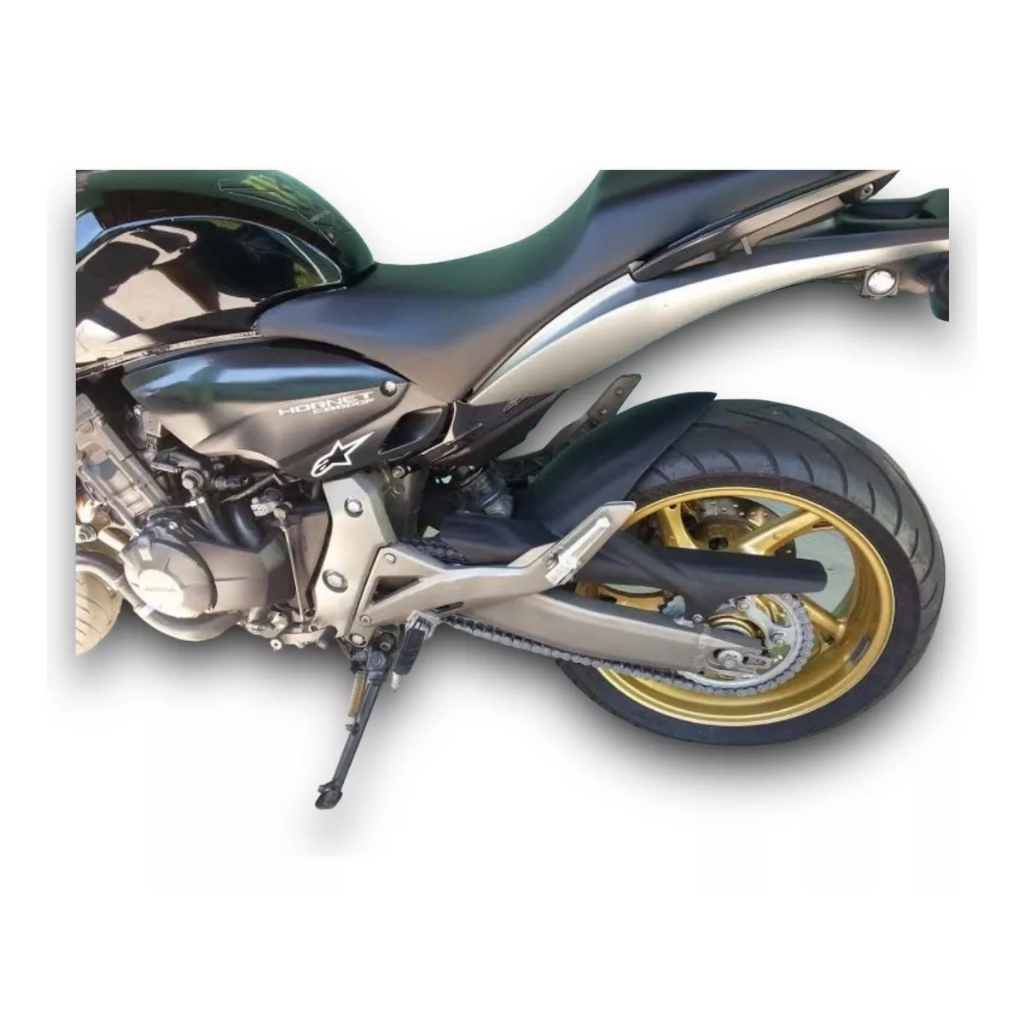 Paralama Hornet Traseiro 600 Cbr600f 2008 A 2014 Preto Fosco
