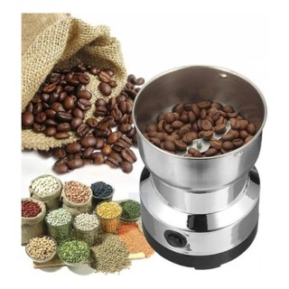 Moedor de Café Elétrico Triturador 150g Portátil Aço Inox 110V