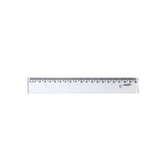 Régua Em Poliestireno Cristal New Line 20 Cm - Maxcril