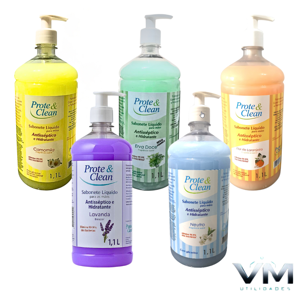 Sabonete Líquido Antisséptico Hidratante Prote Clean 1,1 Litro em Oferta na Shopee