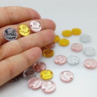 25,30, 50,80 OU 100 Tags Acrílica 1,3x1,3cm - Envio 1 dia util em Oferta na Shopee