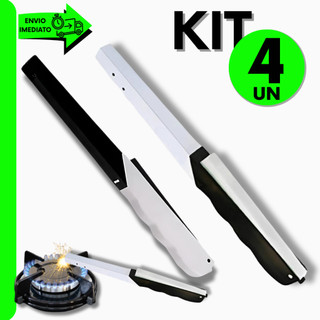 Kit Acendedor de Fogão à Pedra Premium Multidisparo Para Chef de Cozinha Casa Bar e Restaurante