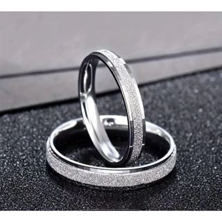 Par De Aliança De Namoro Diamantada brilho Banhada Prata 925 Chanfrada 4mm + anel solitário em Oferta na Shopee