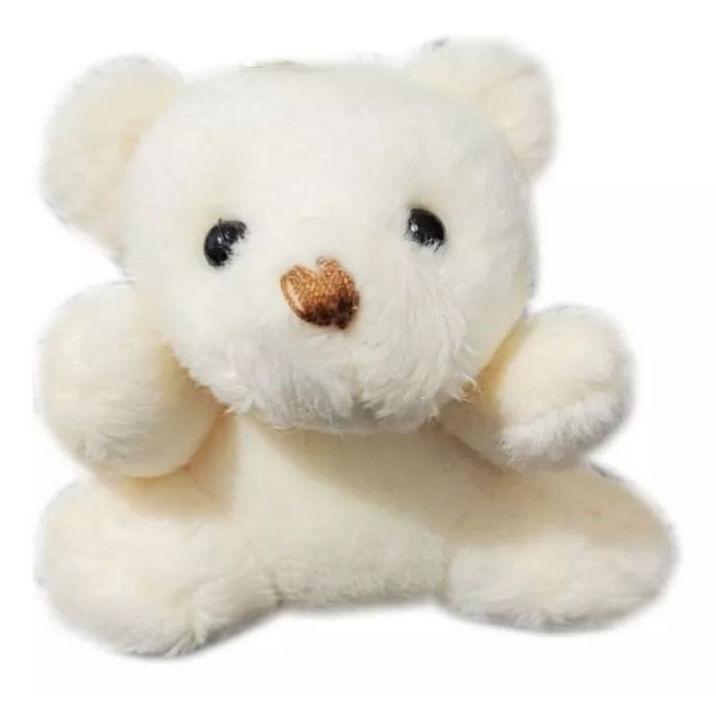 10 Chaveiro Mini Urso Lembrancinha/ Urso de Pelúcia sentado 6cm