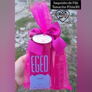 kit 12 Saquinhos de filó P(16x30)para embalagem de presente em Oferta na Shopee