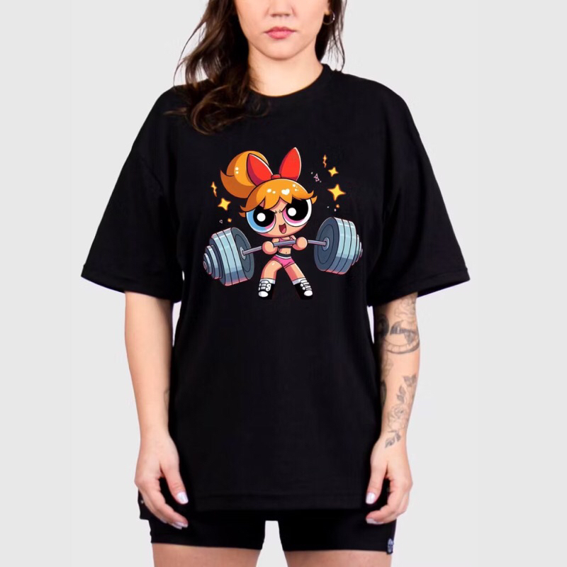 T-SHIRT Camiseta Feminina Camisa estampada florzinha As Meninas Super Poderosas street blogueira style