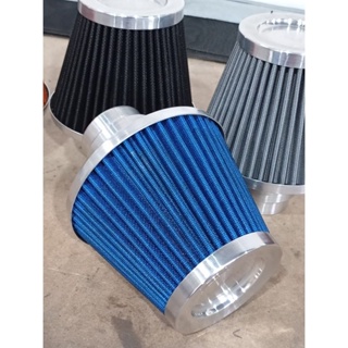 FILTRO DE AR ESPORTIVO MONO FLUXO GRANDE LAVÁVEL + ABRAÇADEIRA em Oferta na Shopee